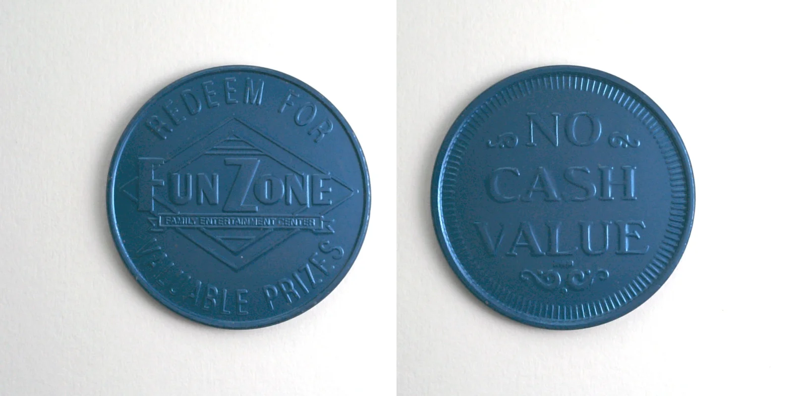 Fun Zone FZ302A-blue Fun Zone Token (FZ302A-blue) token — front