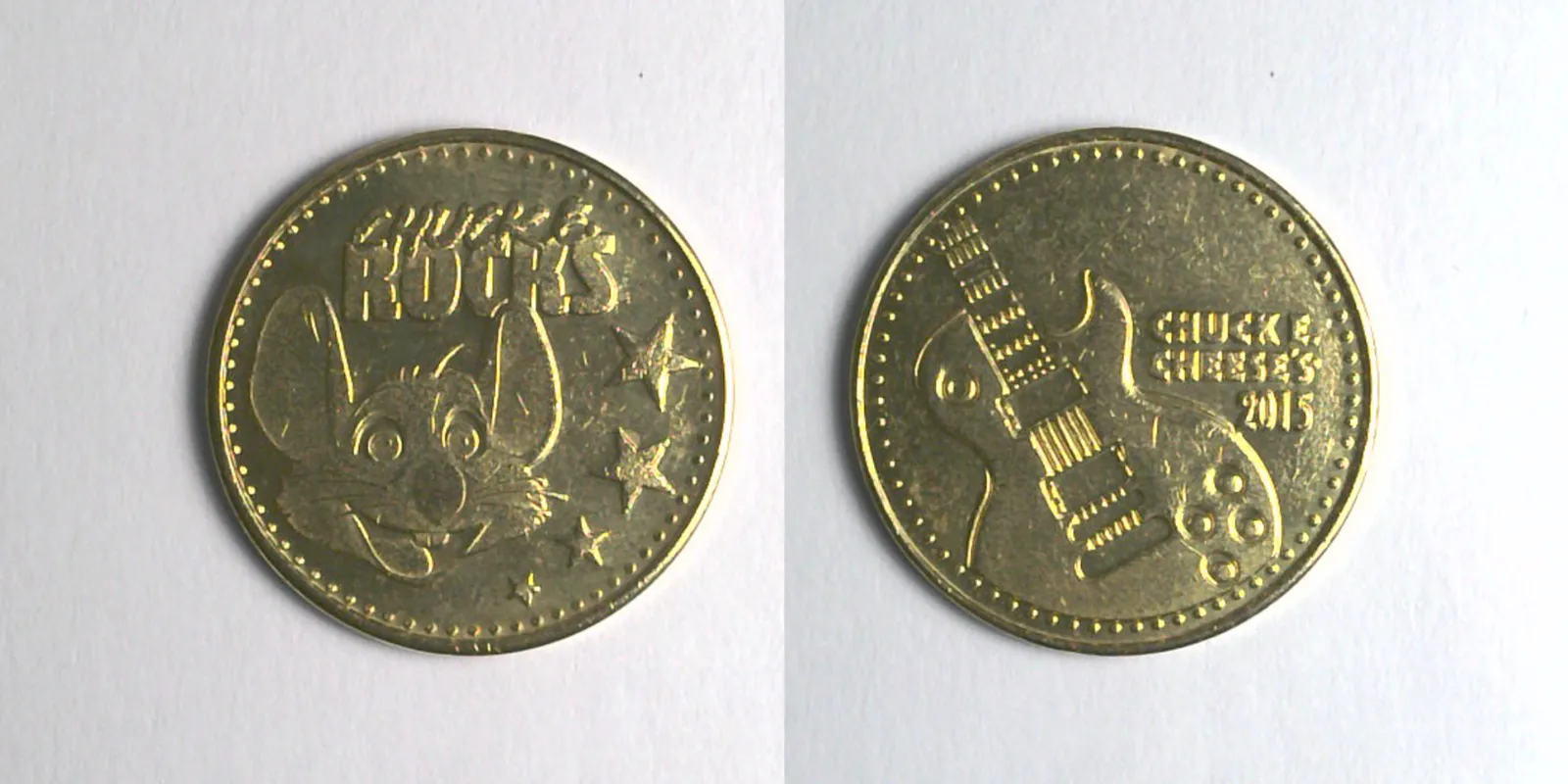 2015 Chuck E Cheese Token (504B)