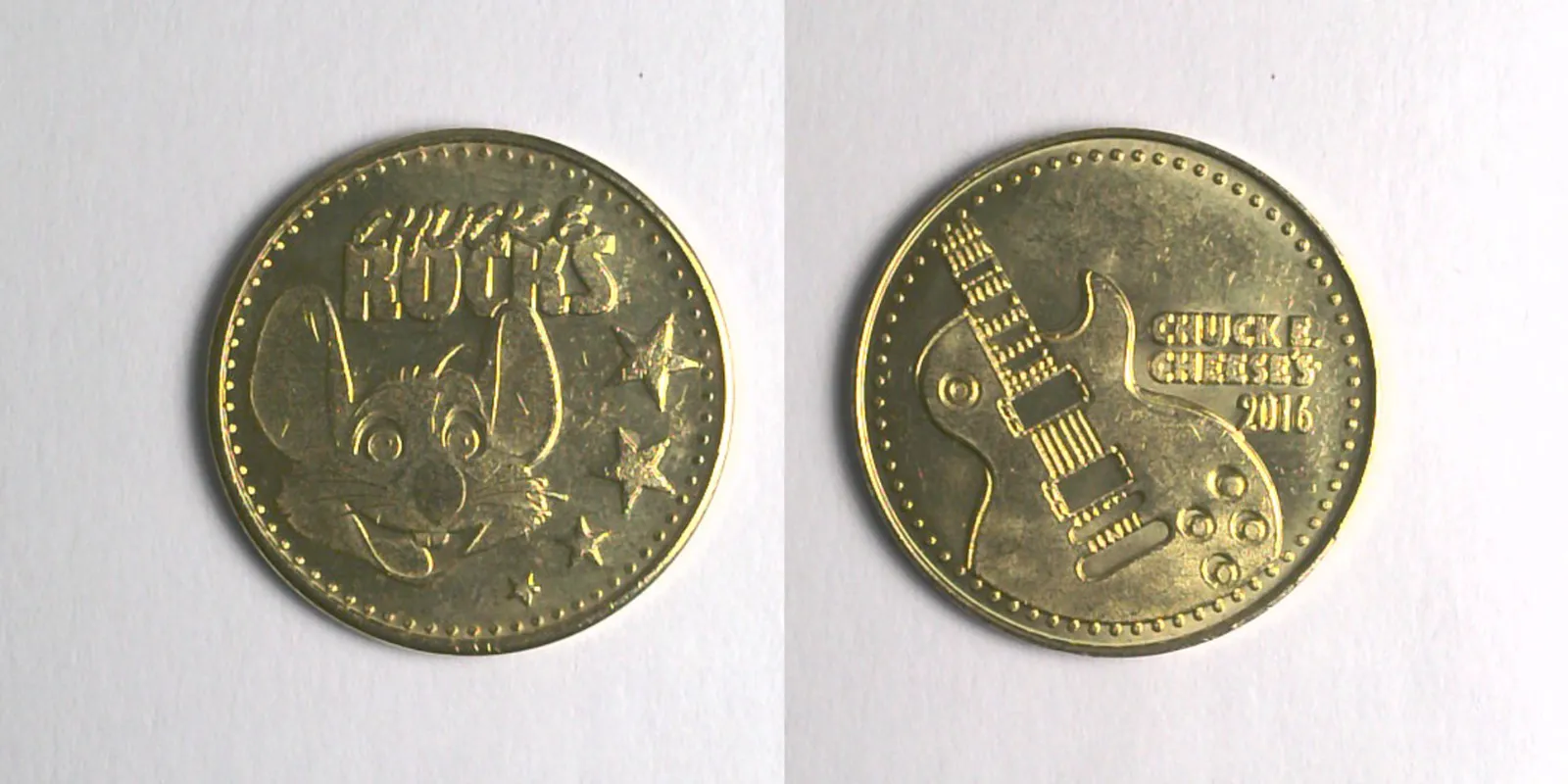 2016 Chuck E Cheese Token (505B)