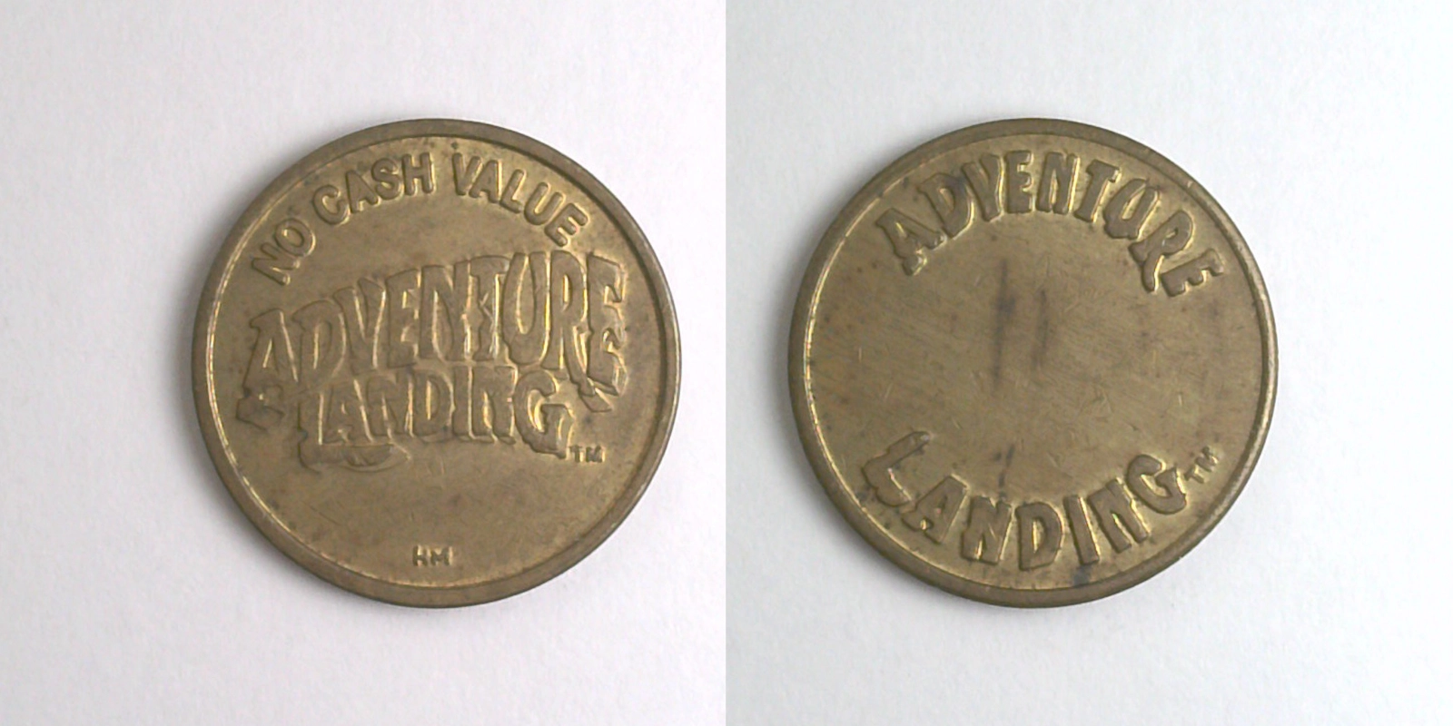 Adventure Landing AL201B Adventure Landing Token (AL201B) token — front and reverse