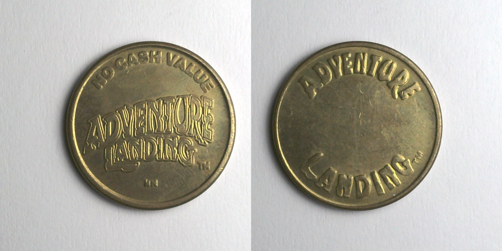 Adventure Landing AL203B Adventure Landing Token (AL203B) token — front and reverse