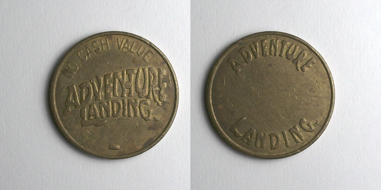 Adventure Landing AL205B Adventure Landing Token (AL205B) token — front and reverse