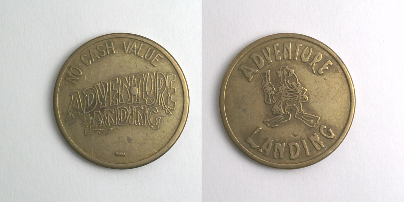 Adventure Landing AL301B Adventure Landing Token (AL301B) token — front and reverse