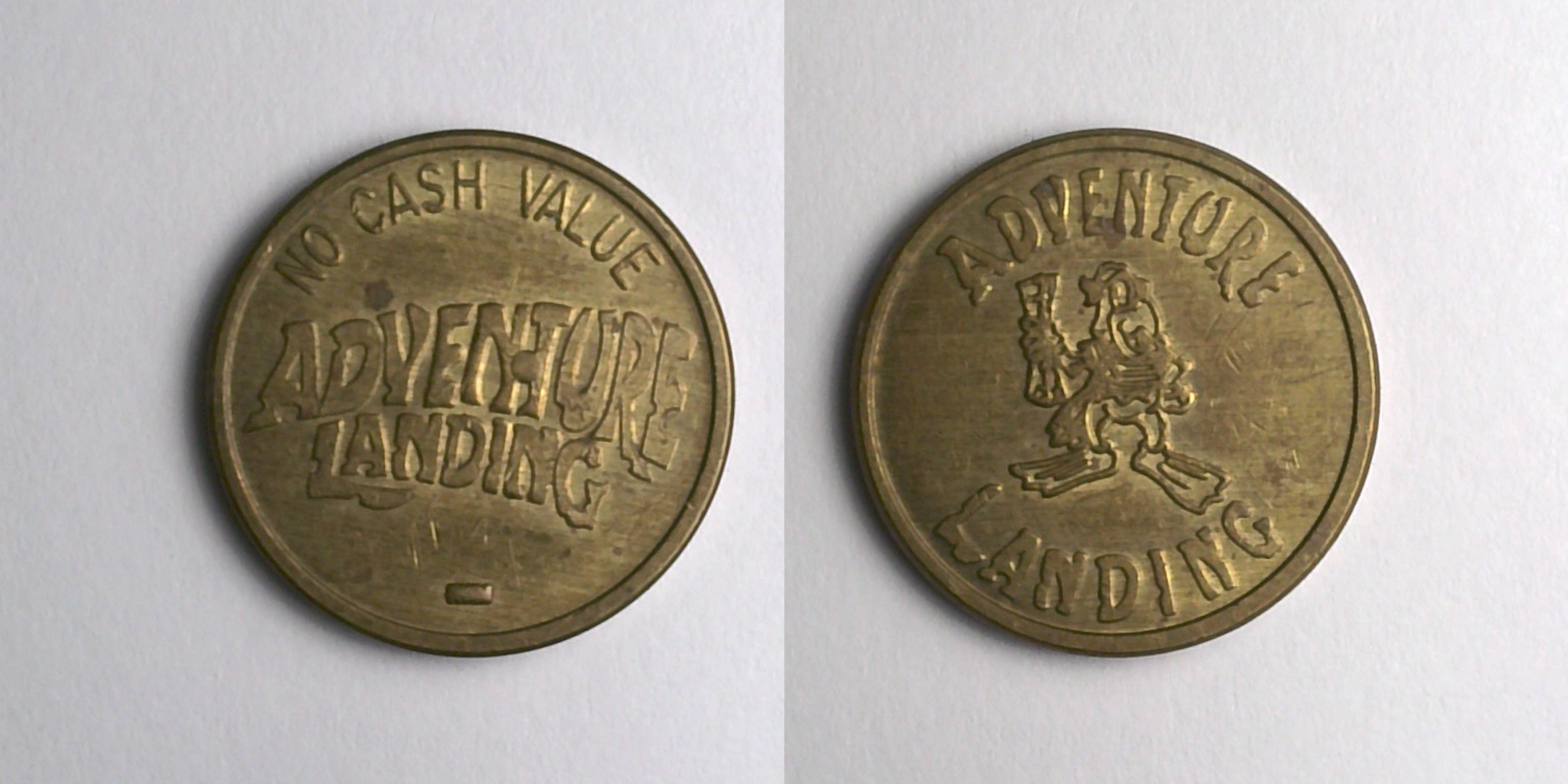 Adventure Landing AL302B Adventure Landing Token (AL302B) token — front and reverse