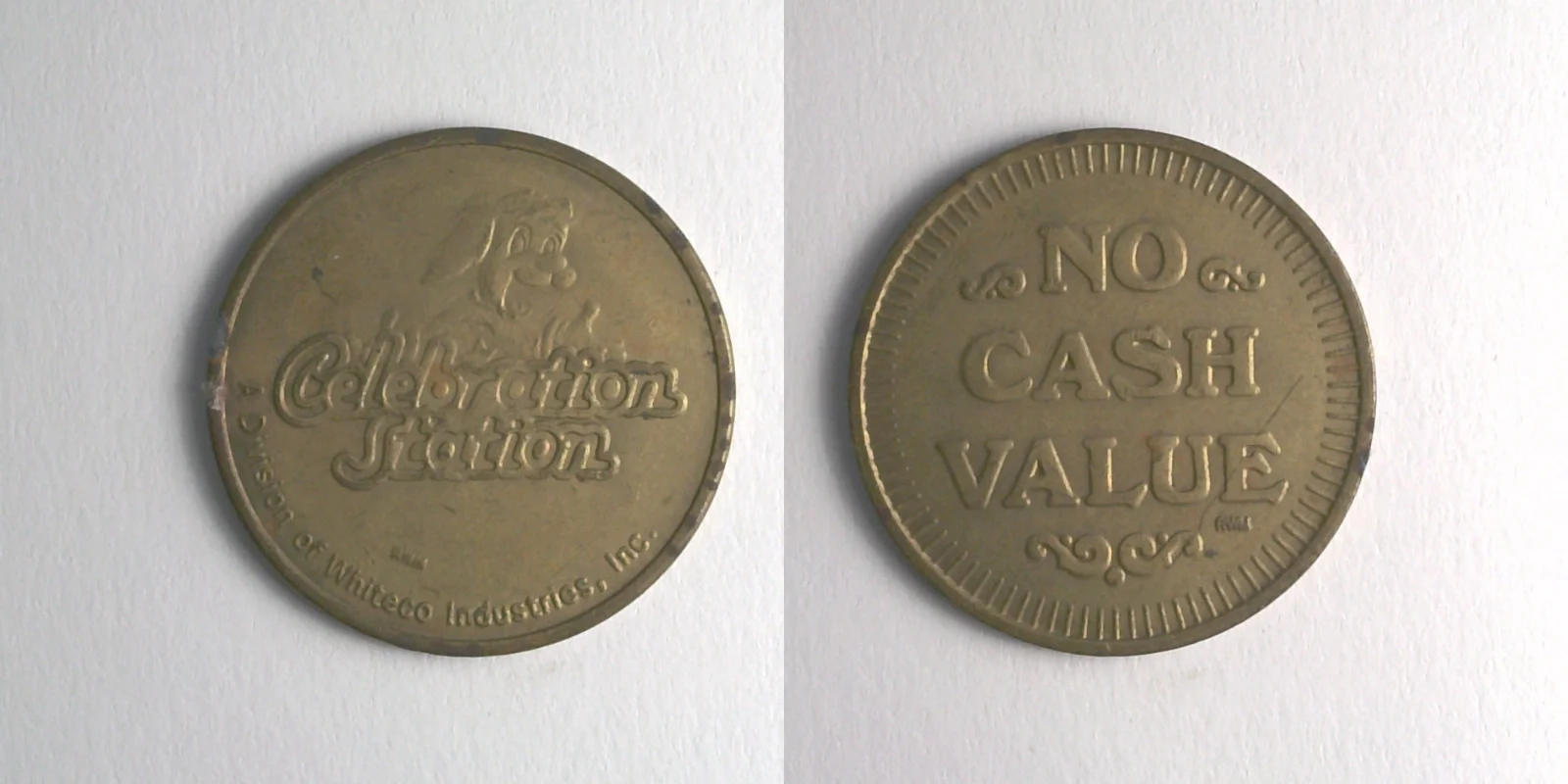 Celebration Station CS403B Celebration Station Token (CS403B) token — front and reverse