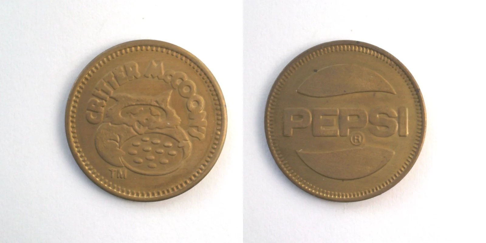 Dimes n' Critters Pizza DNCP101B Critter McCoon's Token (DNCP101B) token — front and reverse