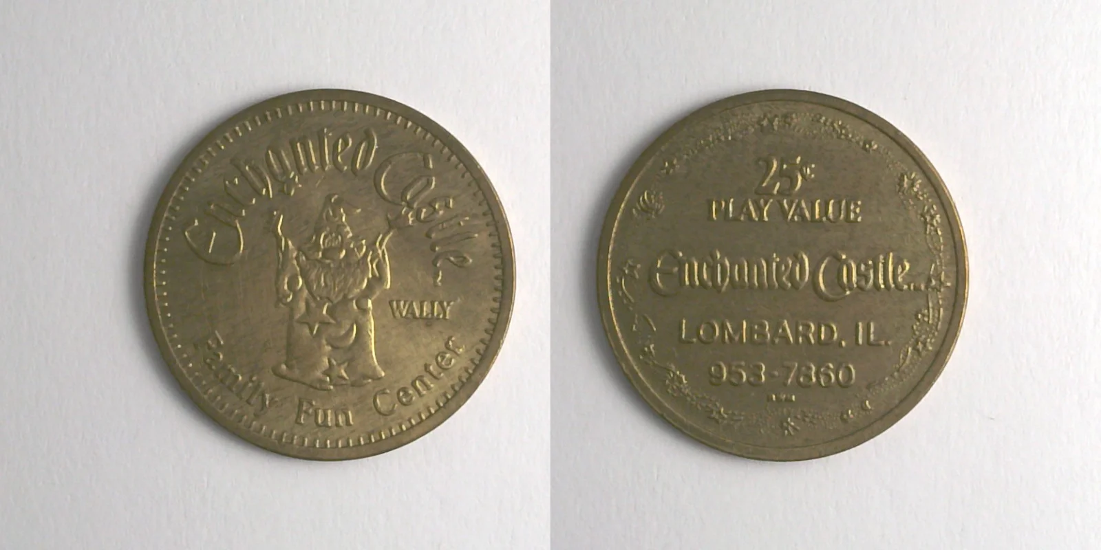 Enchanted Castle EC101B Enchanted Castle Token (EC101B) token — front and reverse