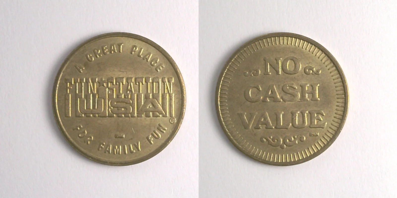 Fun Station USA FS108B Fun Station USA Token (FS108B) token — front