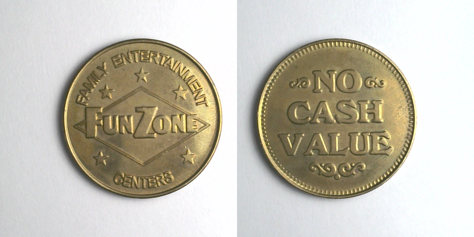 Fun Zone FZ101B Fun Zone Token (FZ101B) token — front and reverse