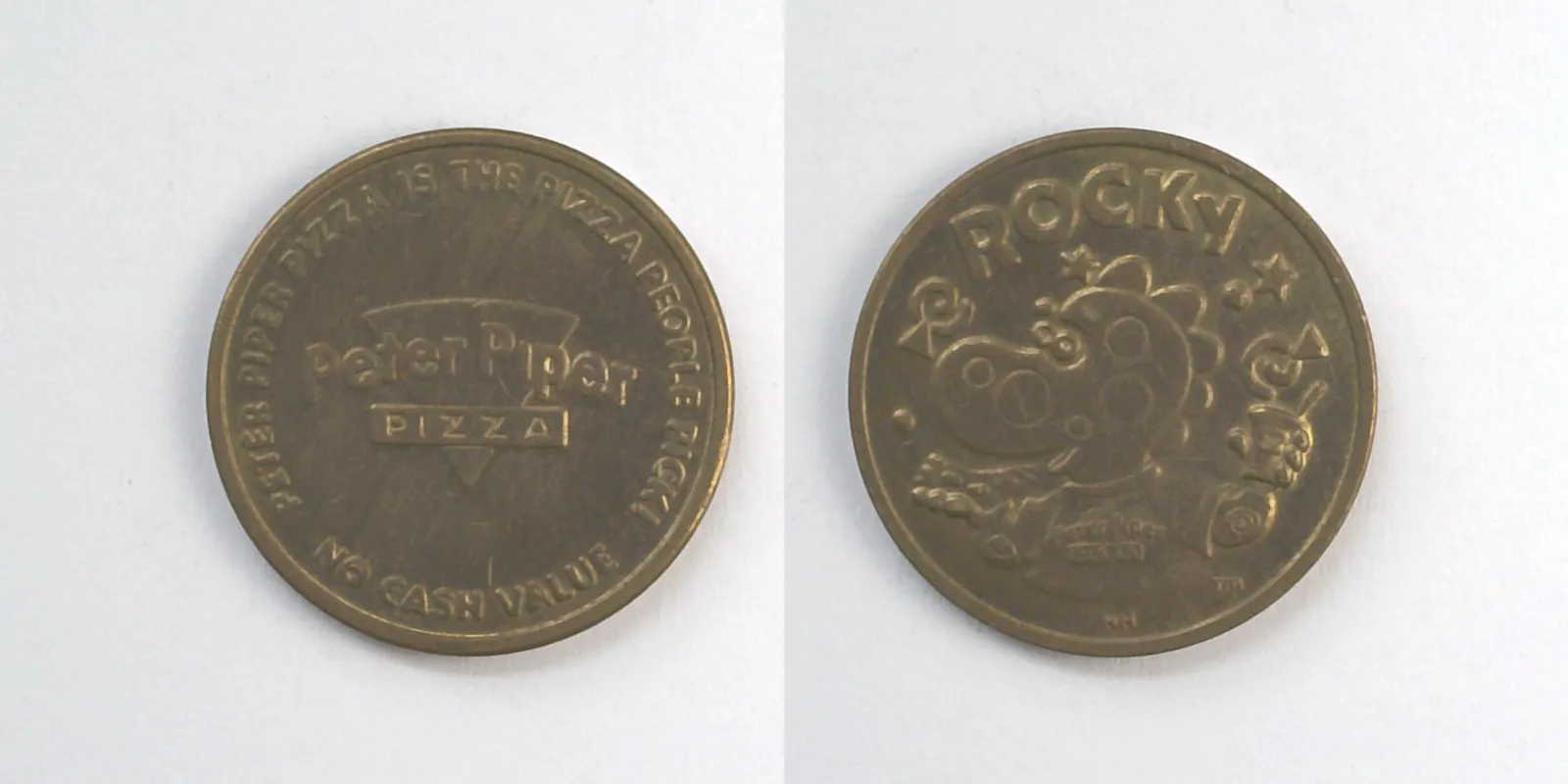 Peter Piper Pizza P202B Peter Piper Pizza Token (P202B) token — front and reverse