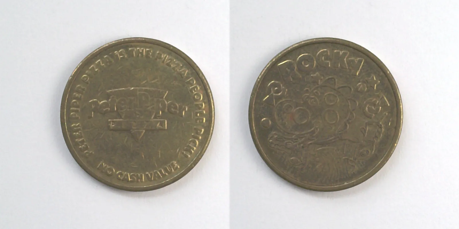 Peter Piper Pizza P203B Peter Piper Pizza Token (P203B) token — front and reverse