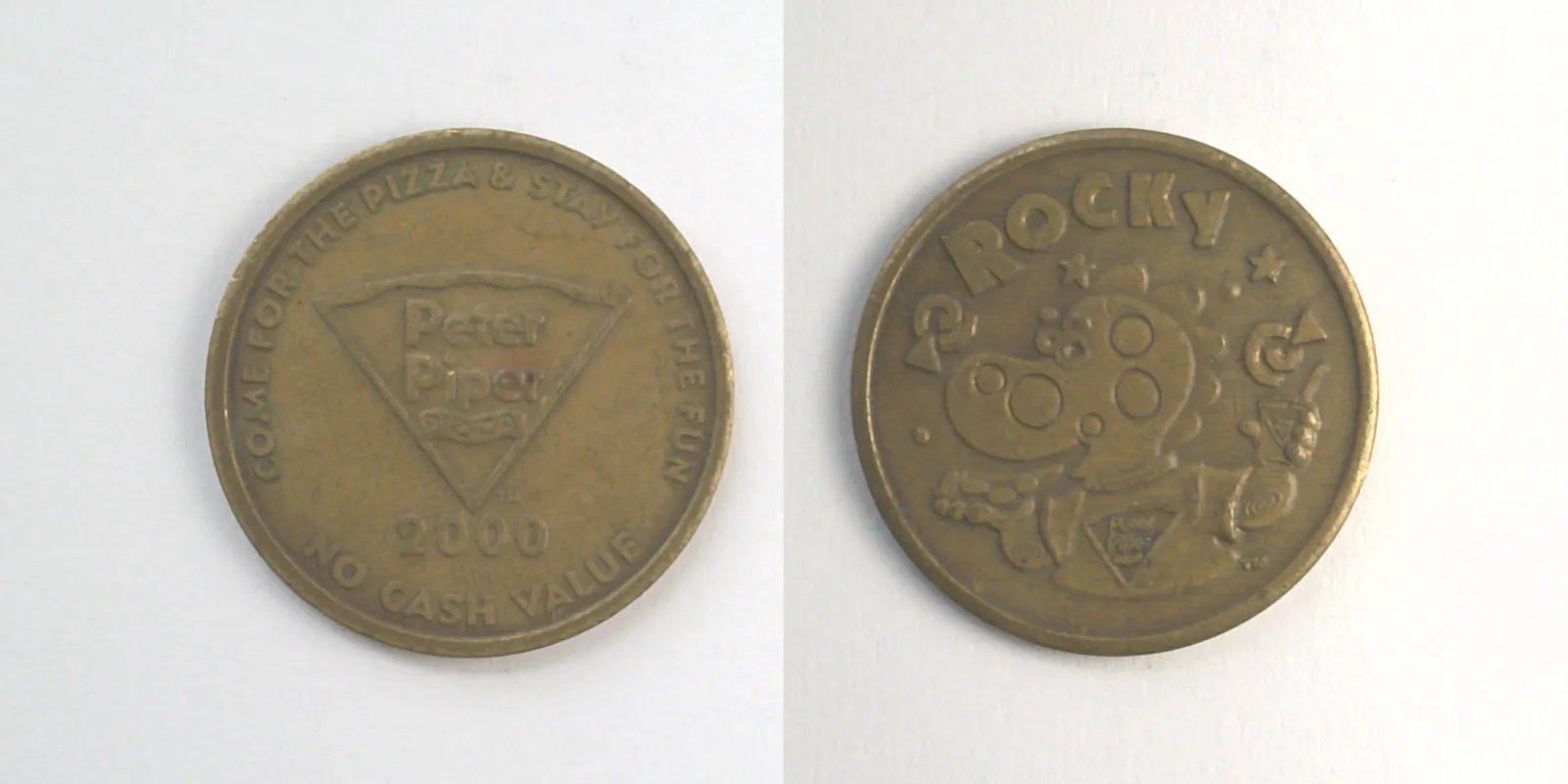Peter Piper Pizza P316B Peter Piper Pizza Token (P316B) (2000) token — front