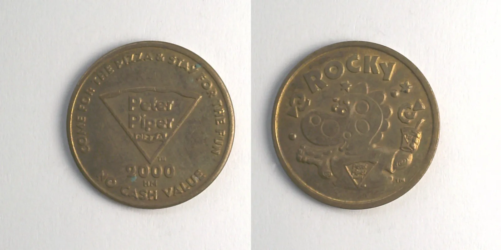 Peter Piper Pizza P317B Peter Piper Pizza Token (P317B) (2000) token — front