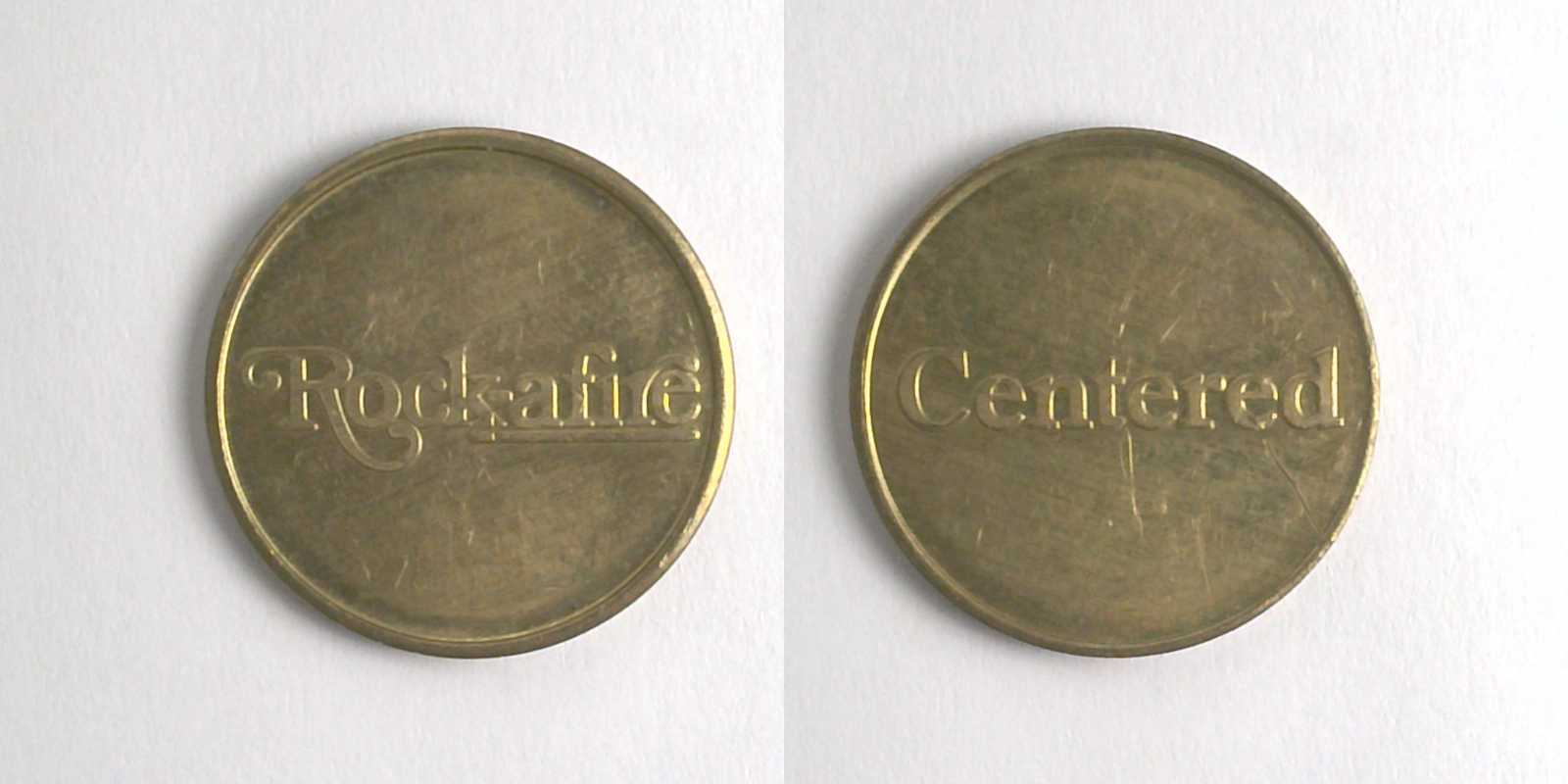 Rock-afire Bar RA101B Rock-afire Token (RA101B) token — front and reverse
