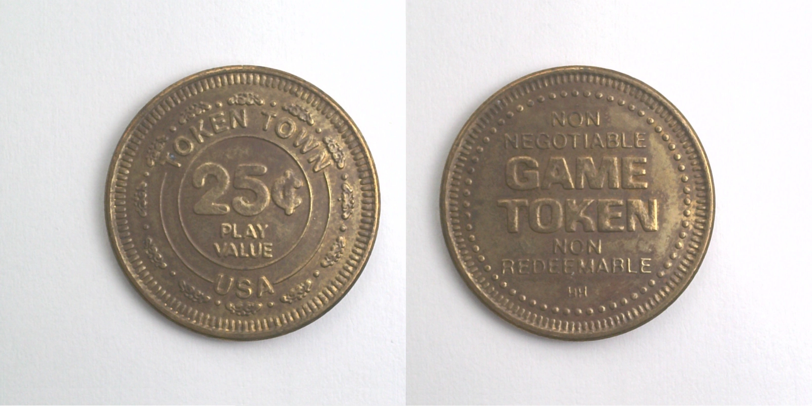 Token Town USA TT101B Token Town USA Token (TT101B) token — front and reverse