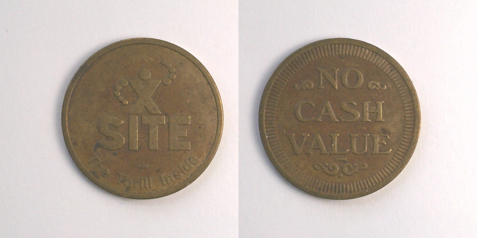 X-Site XS101B X Site Token (XS101B) token — front and reverse