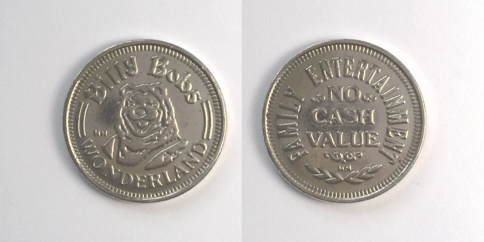 Billy Bob's Wonderland BBW103N Billy Bob's Wonderland Token (BBW103N) token — front