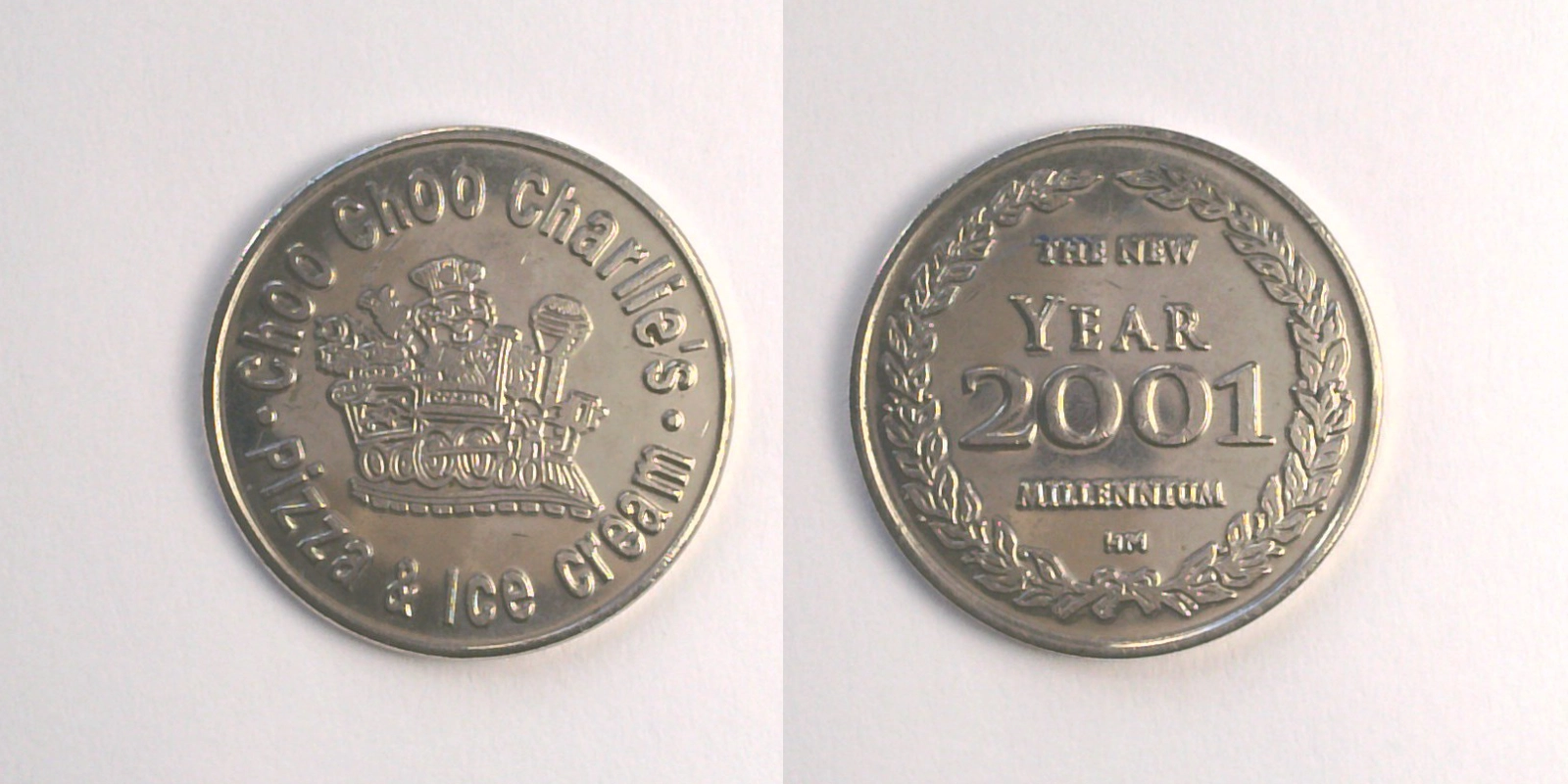 Choo Choo Charlie's CCC101N Choo Choo Charlie's Token (CCC101N) token — front and reverse