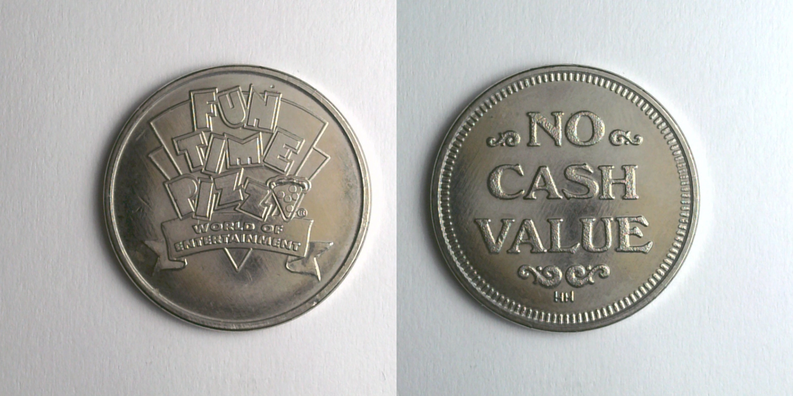 Fun Time Pizza FT201N Fun Time Pizza Token (FT201N) token — front and reverse