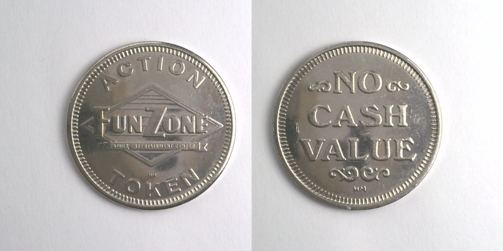 Fun Zone FZ202N Fun Zone Token (FZ202N) token — front and reverse