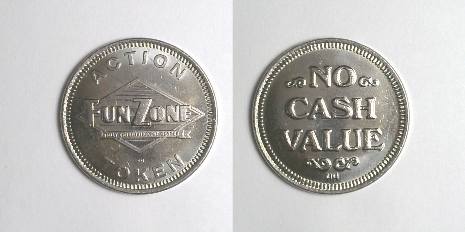 Fun Zone FZ203N Fun Zone Token (FZ203N) token — front and reverse