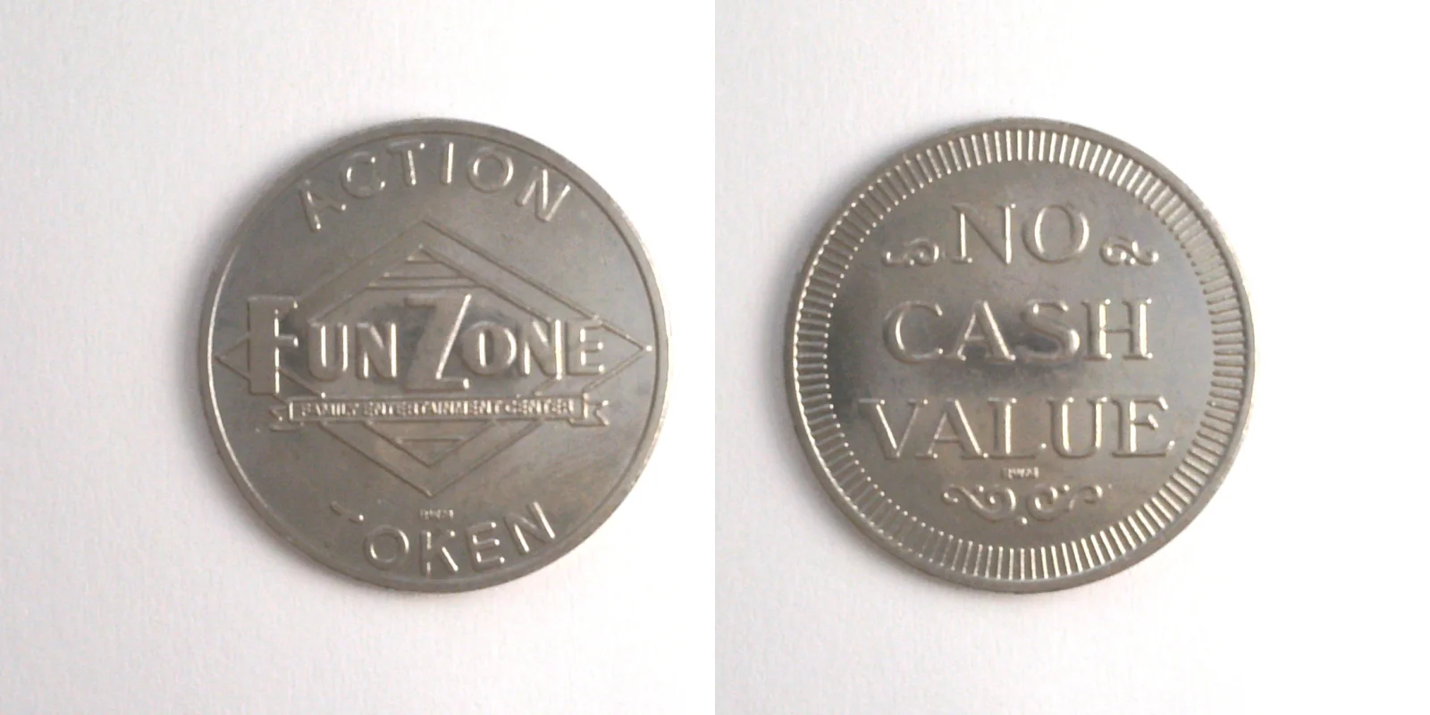 Fun Zone FZ204N Fun Zone Token (FZ204N) token — front and reverse