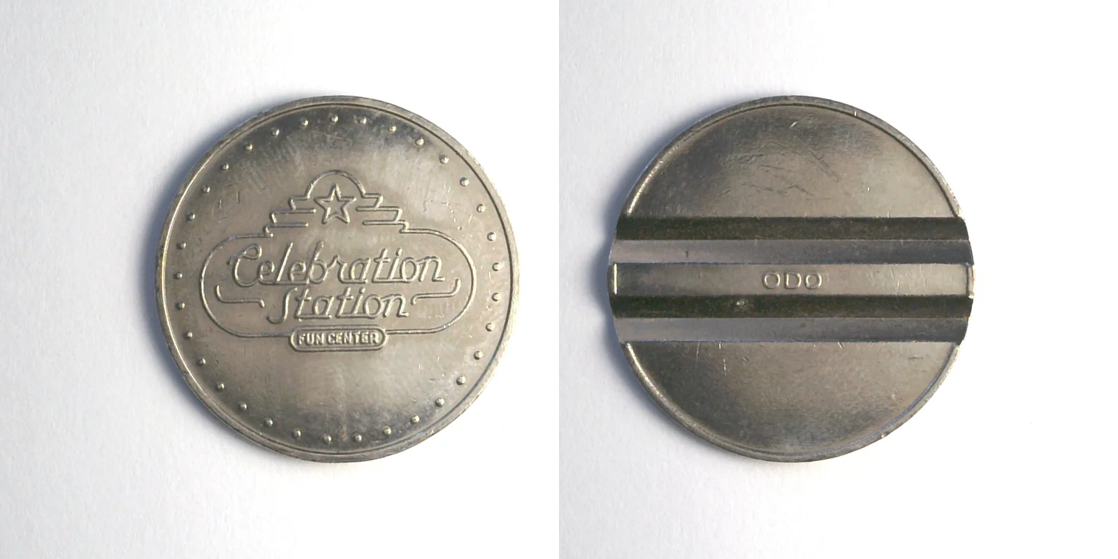 Celebration Station CS305N Celebration Station Token (CS305N) token — front and reverse