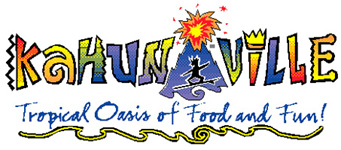 Kahunaville Tropical Oasis Food & Fun logo