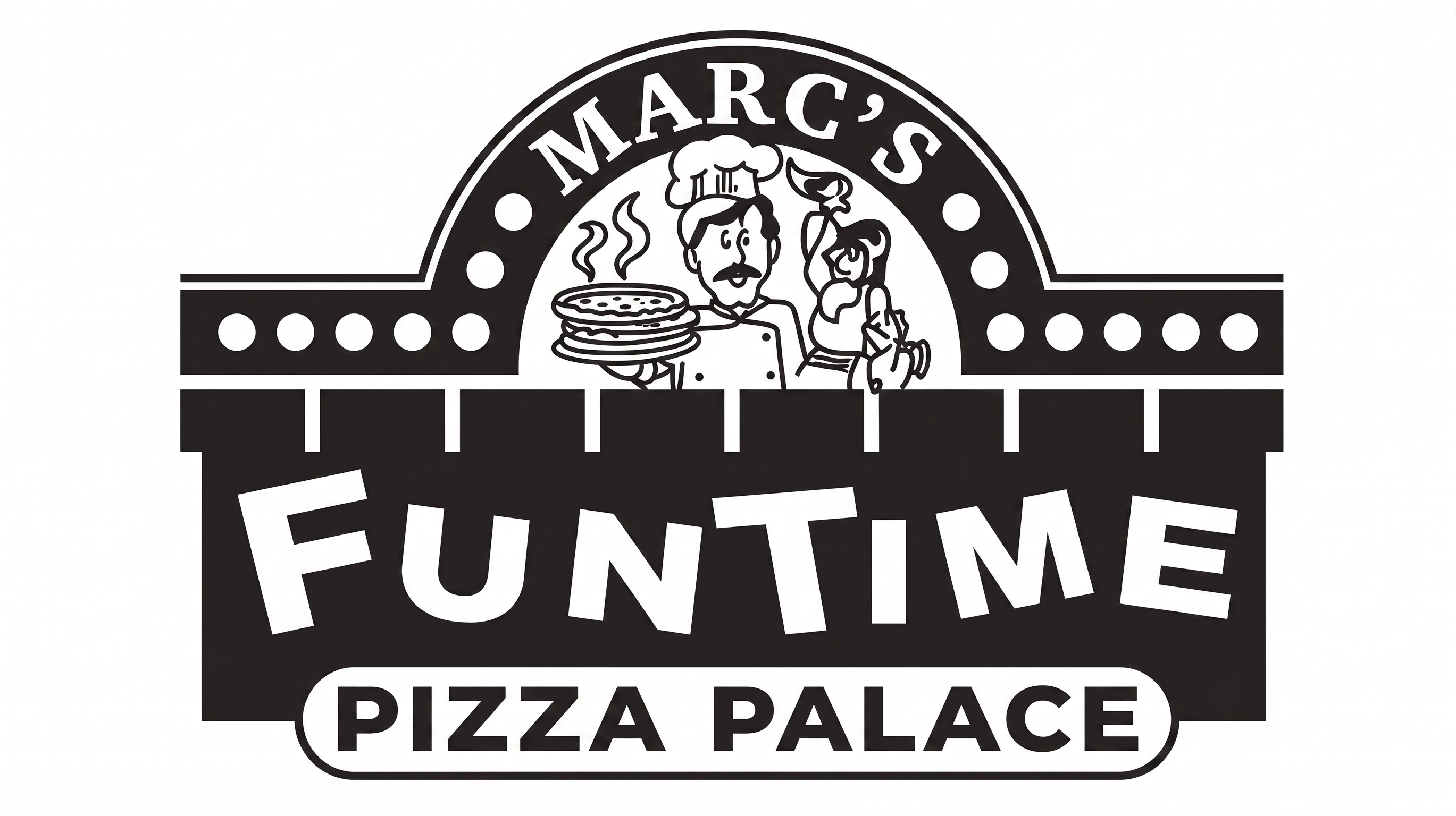 Marc's Funtime Pizza Palace logo