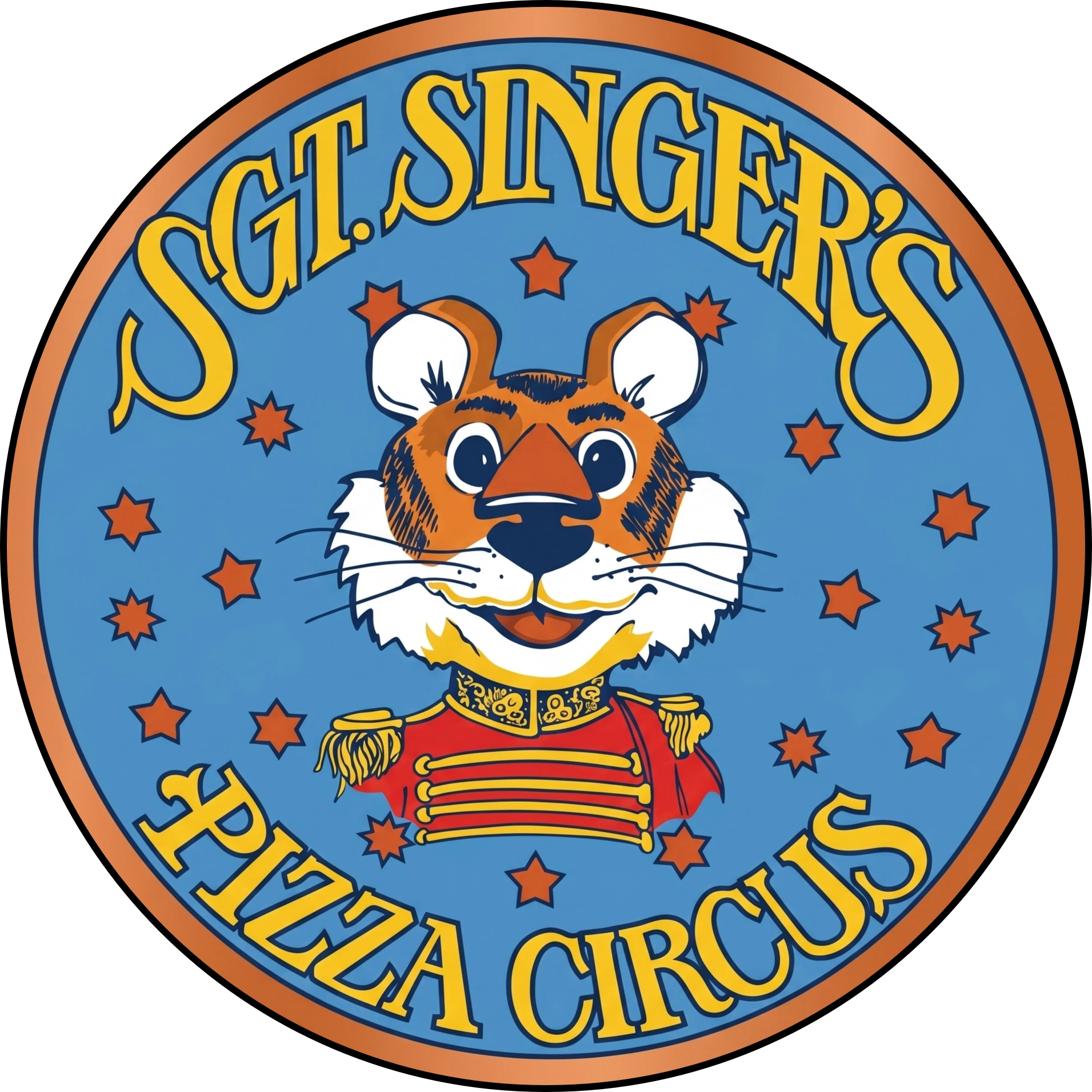 Sgt. Singer's Pizza Circus logo