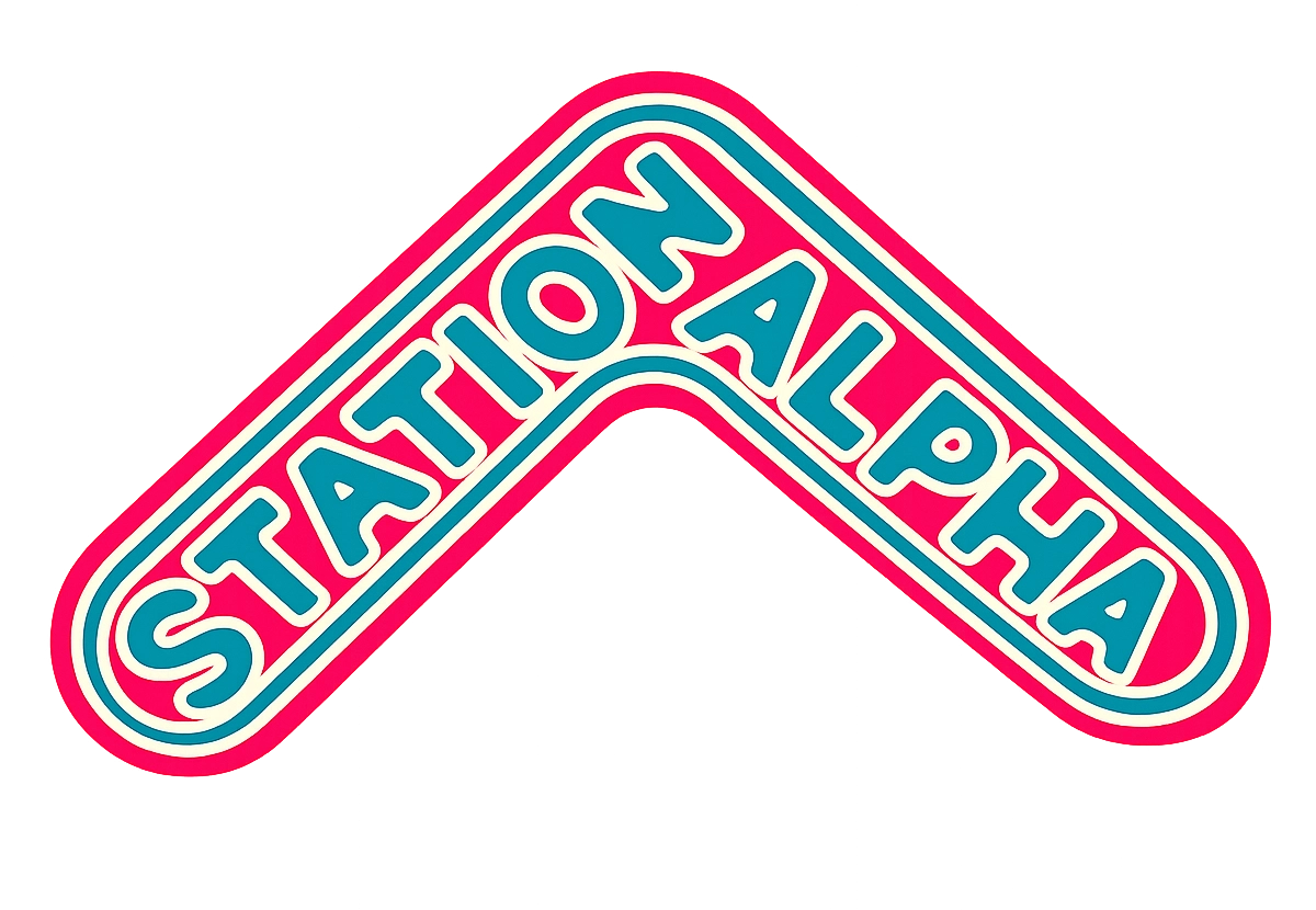 Station Alpha logo