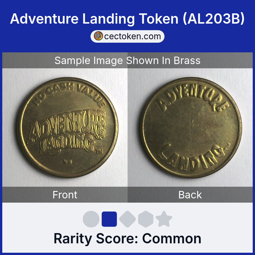 Adventure Landing AL203B Adventure Landing Token (AL203B) — sample listing image