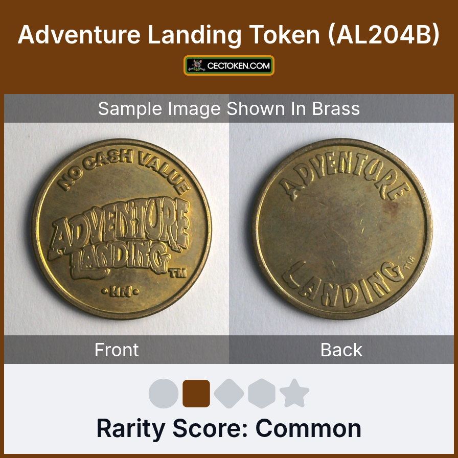 Adventure Landing AL204B Adventure Landing Token (AL204B) — sample listing image