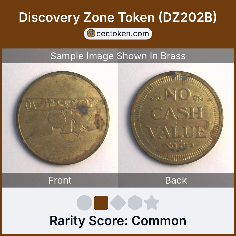 Discovery Zone DZ202B Discovery Zone Token (DZ202B) — sample listing image