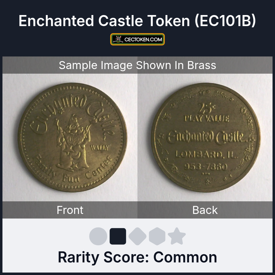 Enchanted Castle EC101B Enchanted Castle Token (EC101B) — sample listing image
