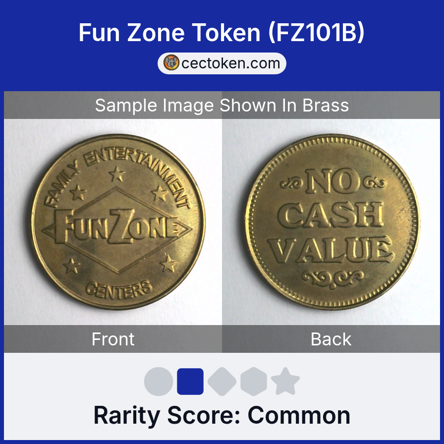 Fun Zone FZ101B Fun Zone Token (FZ101B) — sample listing image