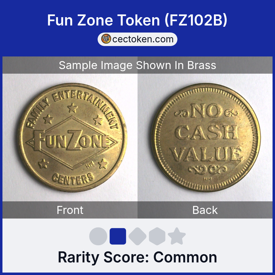 Fun Zone FZ102B Fun Zone Token (FZ102B) — sample listing image