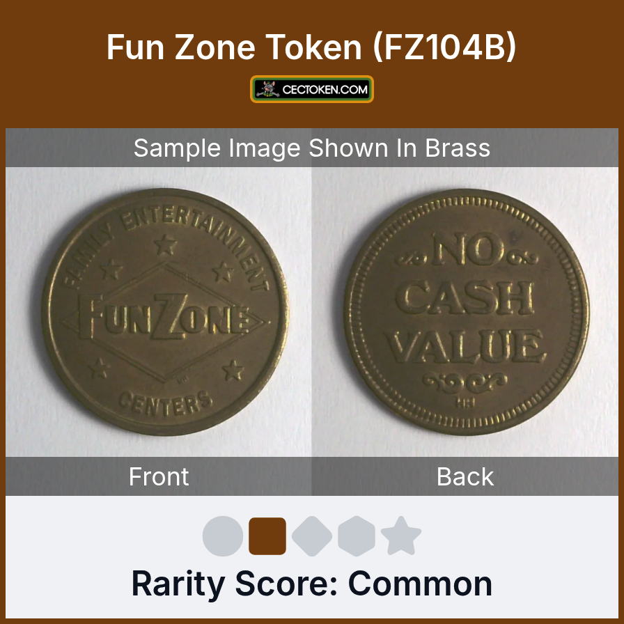 Fun Zone FZ104B Fun Zone Token (FZ104B) — sample listing image