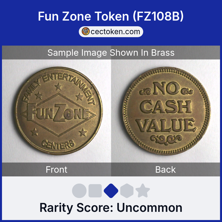 Fun Zone FZ108B Fun Zone Token (FZ108B) — sample listing image