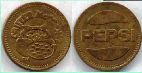 Dimes n' Critters DNC101B Critter McCoon's Token (DNC101B) token — front and reverse