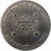 ShowBiz Pizza S14N Showbiz Pizza Place Token (S14N) token — reverse