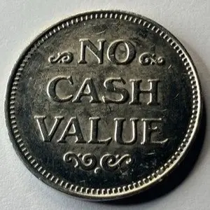 Peter Piper Pizza P107N Peter Piper Pizza Token (P107N) token — reverse