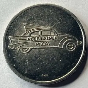 Peter Piper Pizza P107N Peter Piper Pizza Token (P107N) token — front