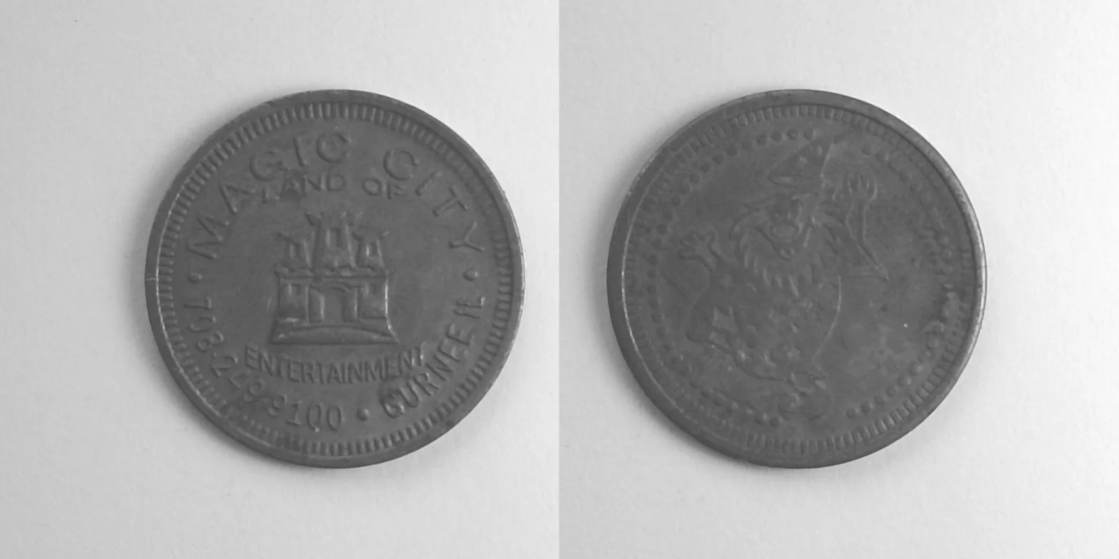 Magic City MC101N Magic City Token (MC101N) token — front and reverse
