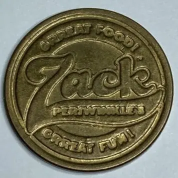 Zack Periwinkle's ZP101B Zack Periwinkle's Token (ZP101B) token — front