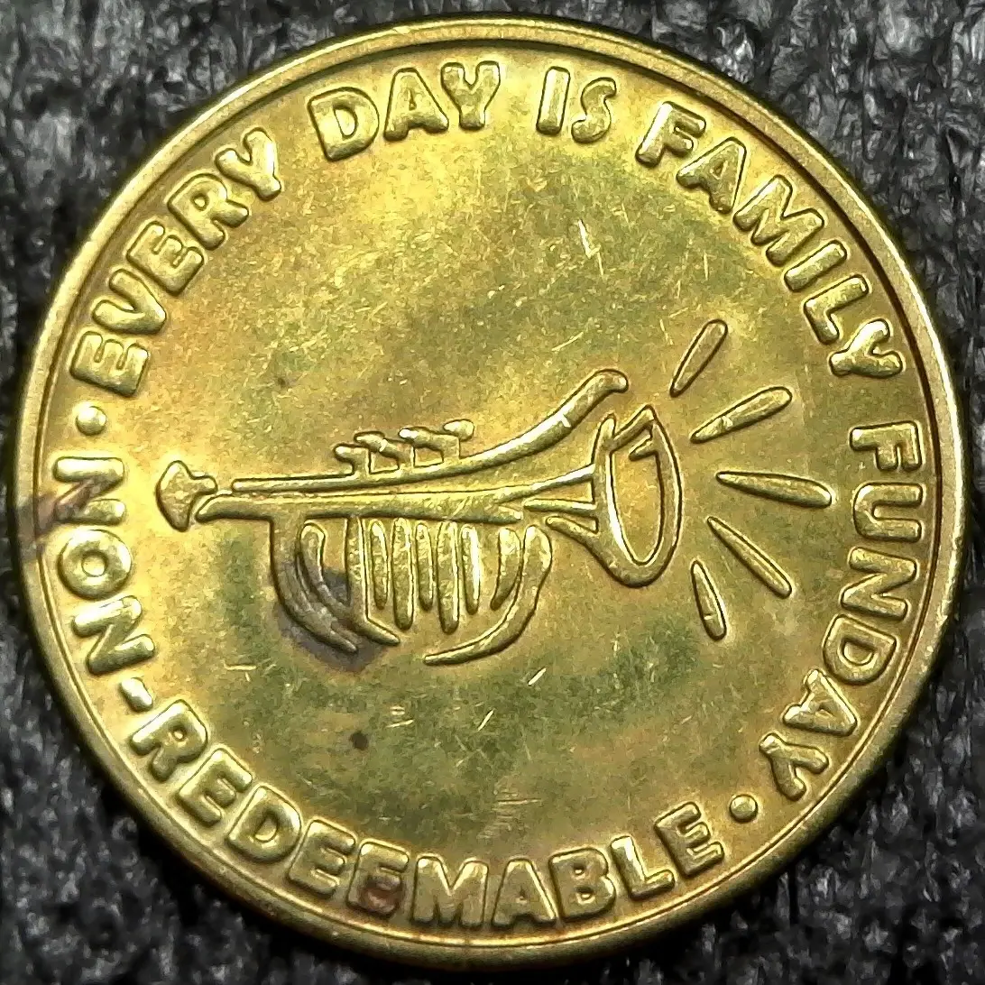 Dandy Bear DB206B 2018 Dandy Bear Laser Tag Token (DB206B) (2018) token — reverse