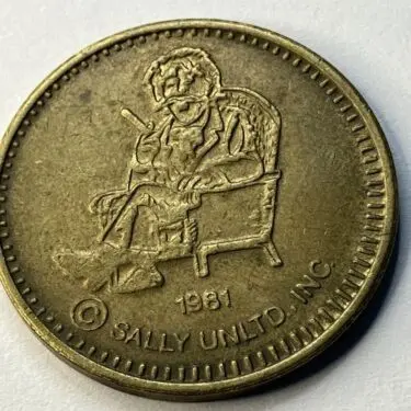 Mark Twain's Riverboat Playhouse MT102B Mark Twain's Riverboat Playhouse Token (MT102B) token — reverse