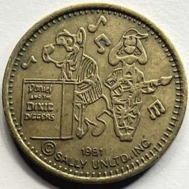 Mark Twain's Riverboat Playhouse MT103B Mark Twain's Riverboat Playhouse Token (MT103B) token — reverse