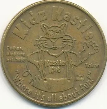 Pizza Kastle PK201B Kidz Kastle Token (PK201B) token — reverse
