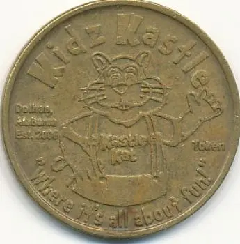 Pizza Kastle PK201B Kidz Kastle Token (PK201B) token — front